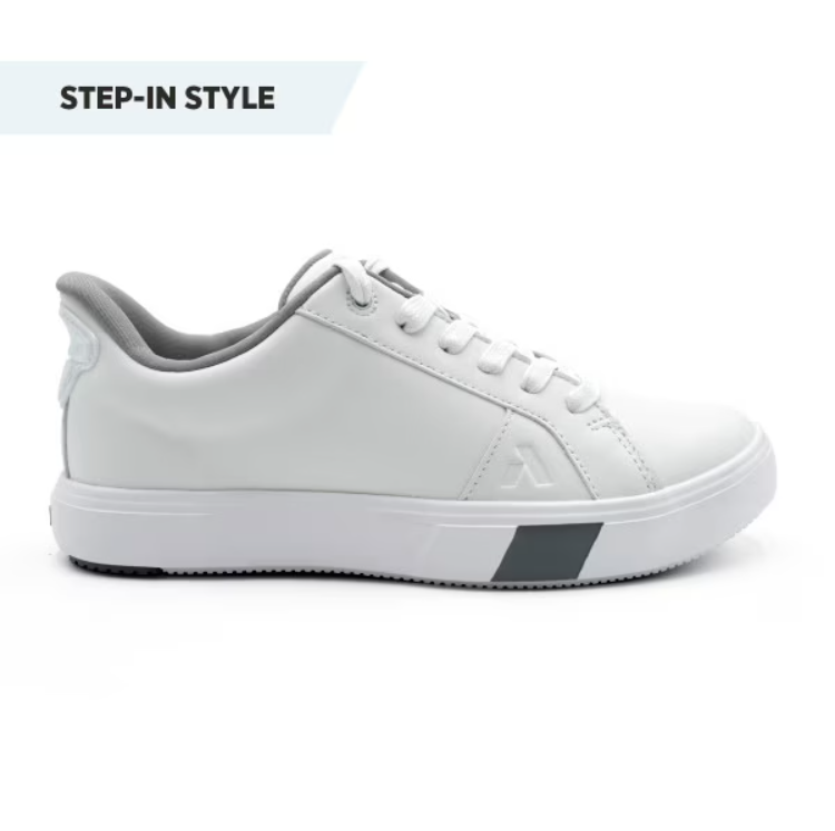 Women’s Casual Sneaker – Lace-Up Leather Comfort Shoe