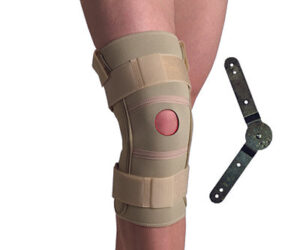 Thermoskin® Hinged Knee Brace ROM – Beige, X-Small