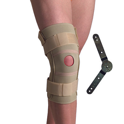 Thermoskin® Hinged Knee Brace ROM – Beige, X-Small